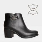 Botines Casuales Top Model Mujeres Tmo-Mh0029 Cuero