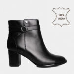 Botines Casuales Top Model Mujeres Tmo-Mh00002 Cuero