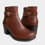 Botines Casuales Top Model Mujeres Tmo-Bk0035 Cuero - Imagen 5