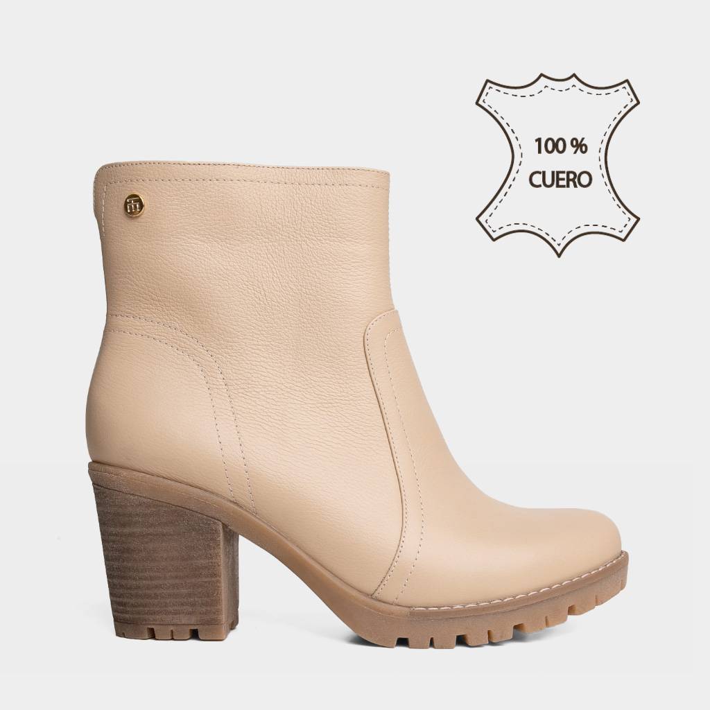 Botines Casuales Top Model Mujeres Tmo-Mh0028 Cuero Botines Casuales Top Model Mujeres Tmo-Mh0028 Cuero - Imagen 1