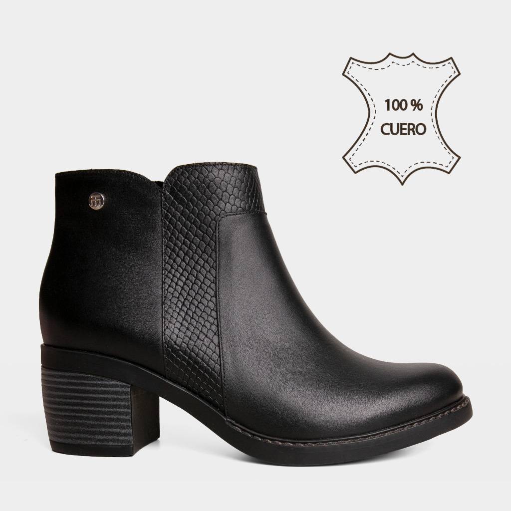 Botines Casuales Top Model Mujeres Tmo-Mh0022 Cuero Botines Casuales Top Model Mujeres Tmo-Mh0022 Cuero - Imagen 1